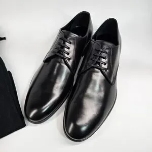 Dolce & Gabanna Dress Shoes sz 7.5 Made in Italy DOLCE & GABBANA Size 7.5 Black Lace Up Shoes – Sui Generis  main image 3